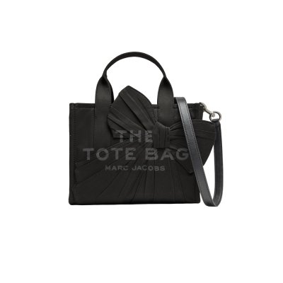 THE OVERSIZED BOW DETAILED SMALL TOTE BAG